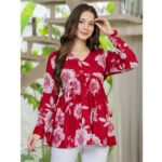 Elegant and Comfortable Floral Top Dress