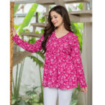 Elegant and Comfortable Floral Top Dress