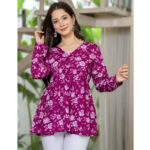 Elegant and Comfortable Floral Top Dress