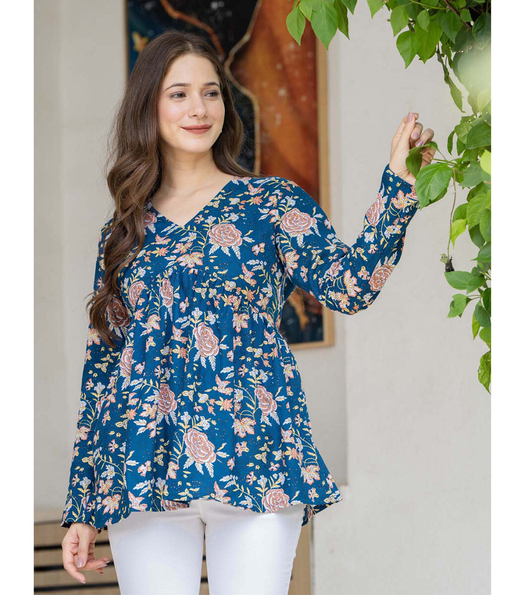 Elegant and Comfortable Floral Top Dress