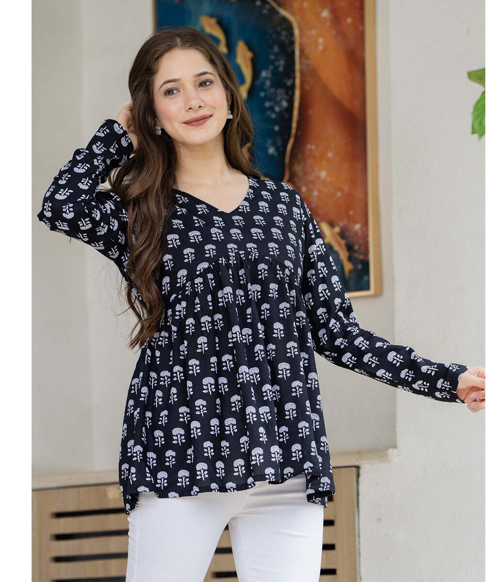 Elegant and Comfortable Floral Top Dress