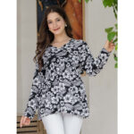 Elegant and Comfortable Floral Top Dress