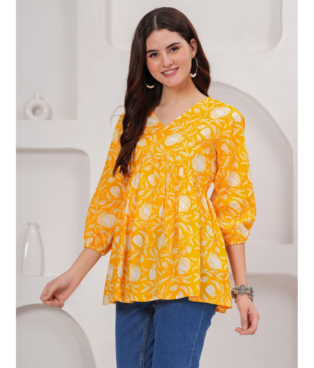 Elegant and Comfortable Floral Top Dress