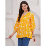 Elegant and Comfortable Floral Top Dress