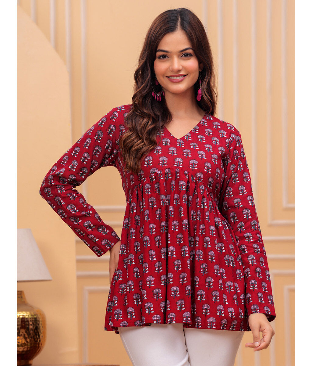 Elegant and Comfortable Floral Top Dress