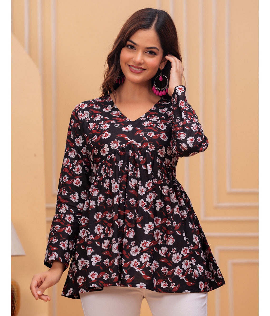 Elegant and Comfortable Floral Top Dress