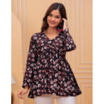 Elegant and Comfortable Floral Top Dress