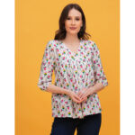 Elegant and Comfortable Floral Top Dress