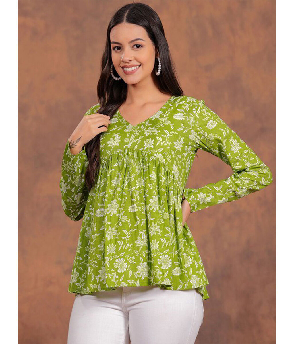Elegant and Comfortable Floral Top Dress