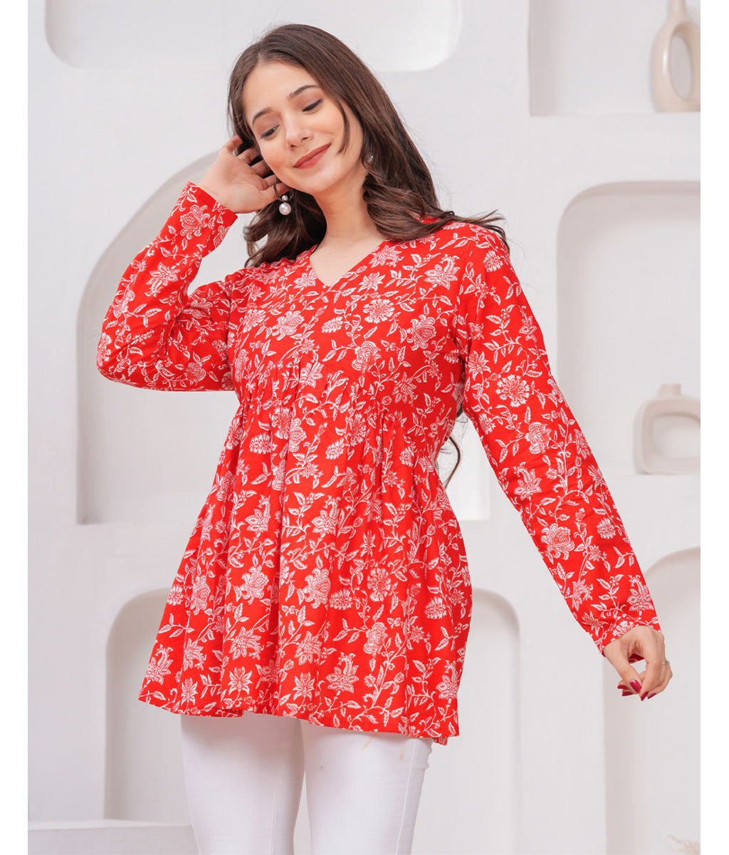 Elegant and Comfortable Floral Top Dress