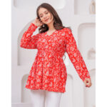 Elegant and Comfortable Floral Top Dress